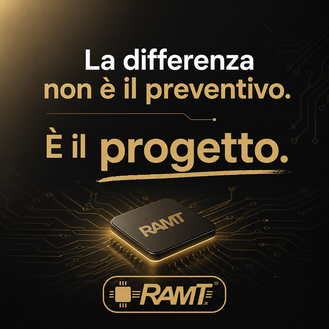 La differenza non è il preventivo. È il progetto.